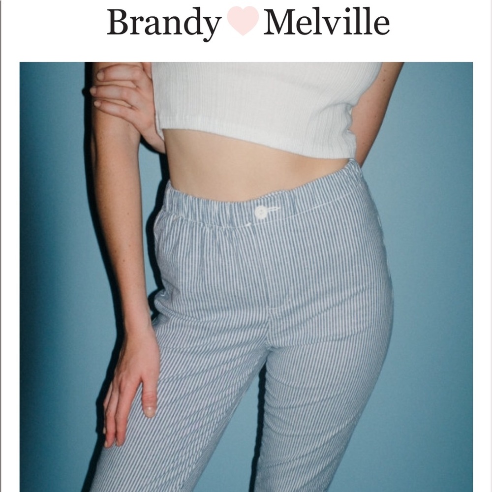 Striped brandy Melville pants
